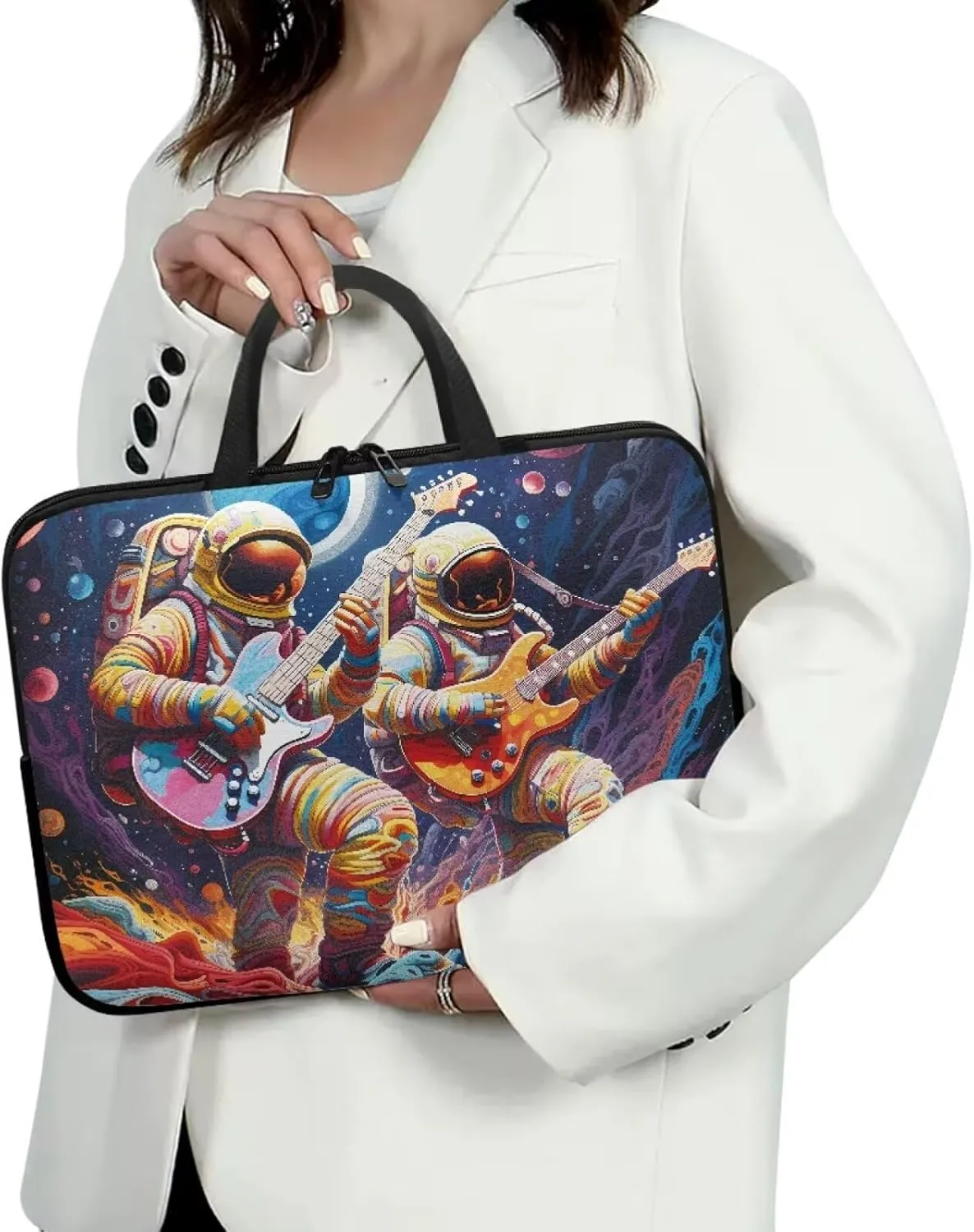 Laptop Bag Briefcase Portable Computer Messenger Bag Handbag Carrying Case 10-17Inch Laptop Case with Handle