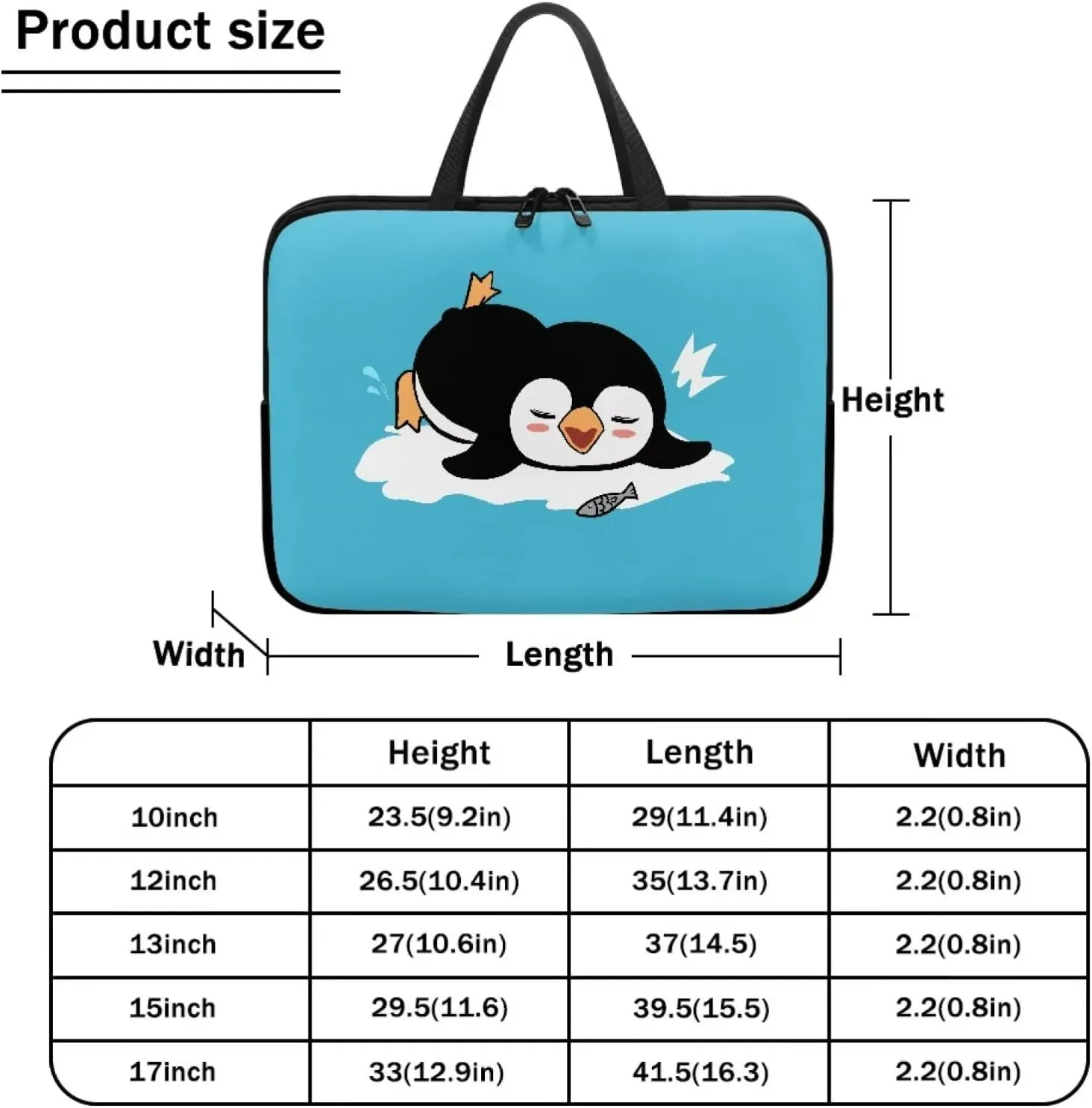 Laptop Bag Briefcase Portable Computer Messenger Bag Handbag Carrying Case 10-17Inch Laptop Case with Handle