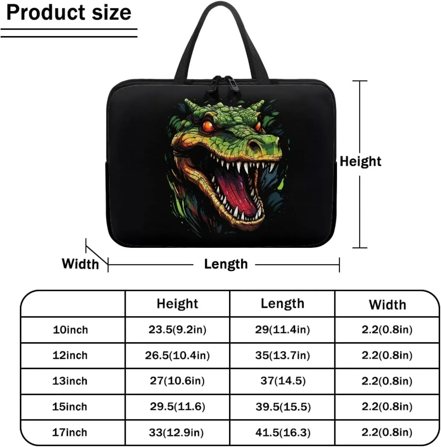 Laptop Bag Briefcase Portable Computer Messenger Bag Handbag Carrying Case 10-17Inch Laptop Case with Handle