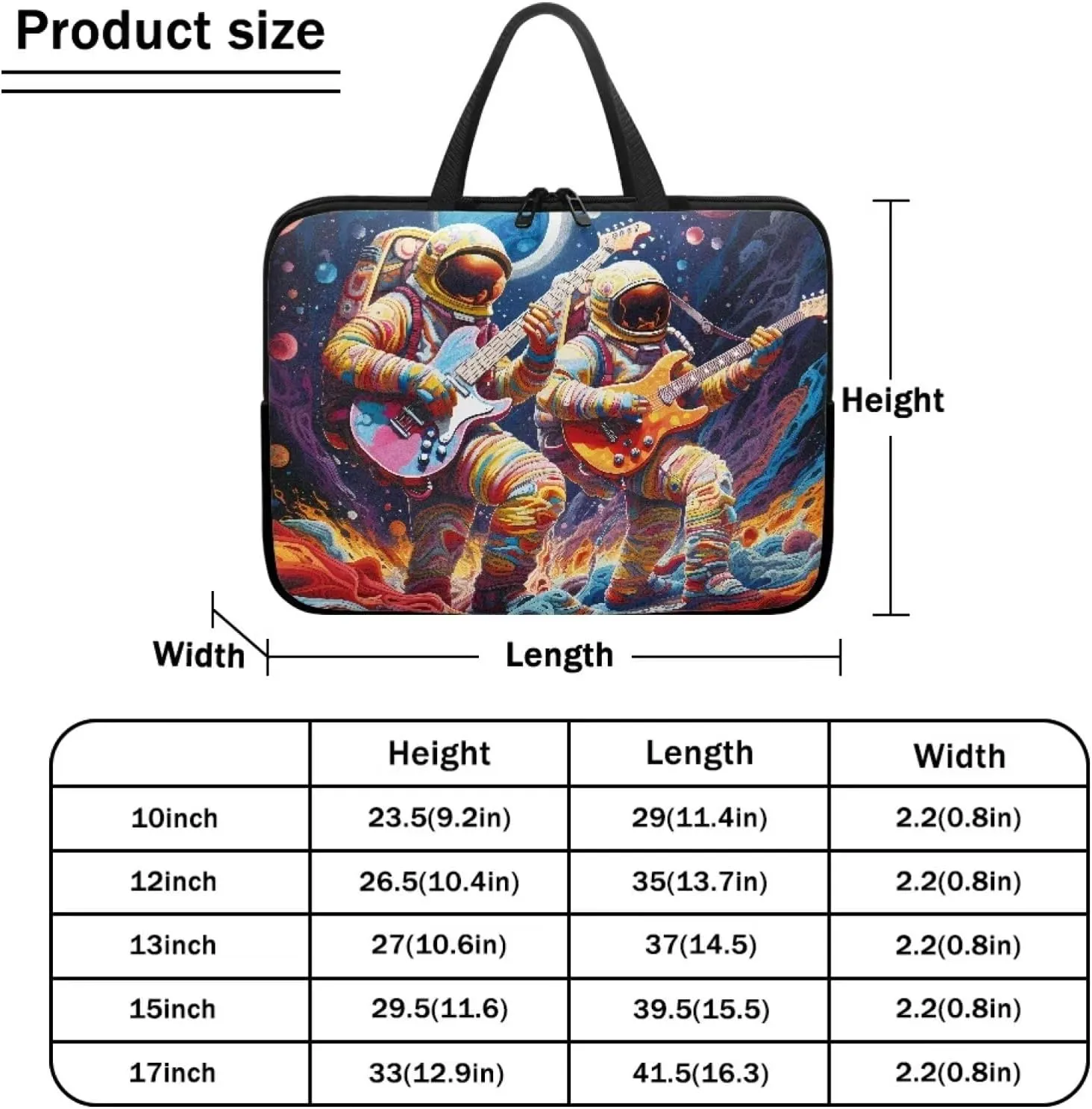 Laptop Bag Briefcase Portable Computer Messenger Bag Handbag Carrying Case 10-17Inch Laptop Case with Handle