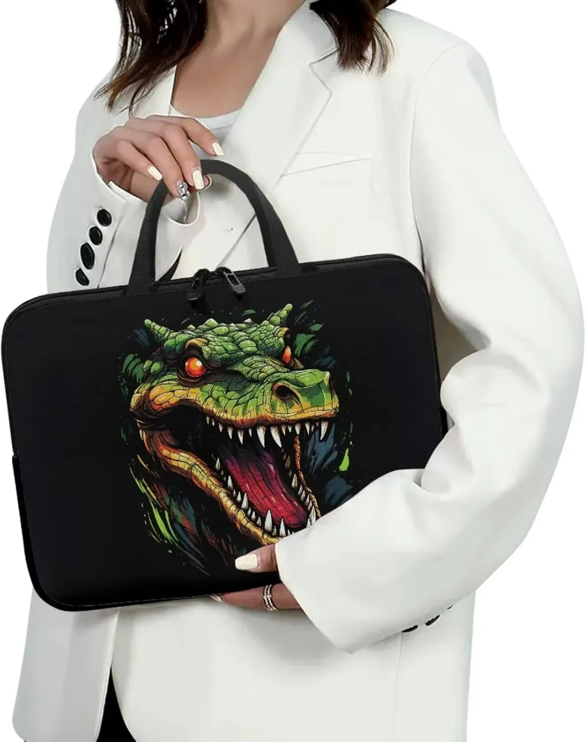 Laptop Bag Briefcase Portable Computer Messenger Bag Handbag Carrying Case 10-17Inch Laptop Case with Handle