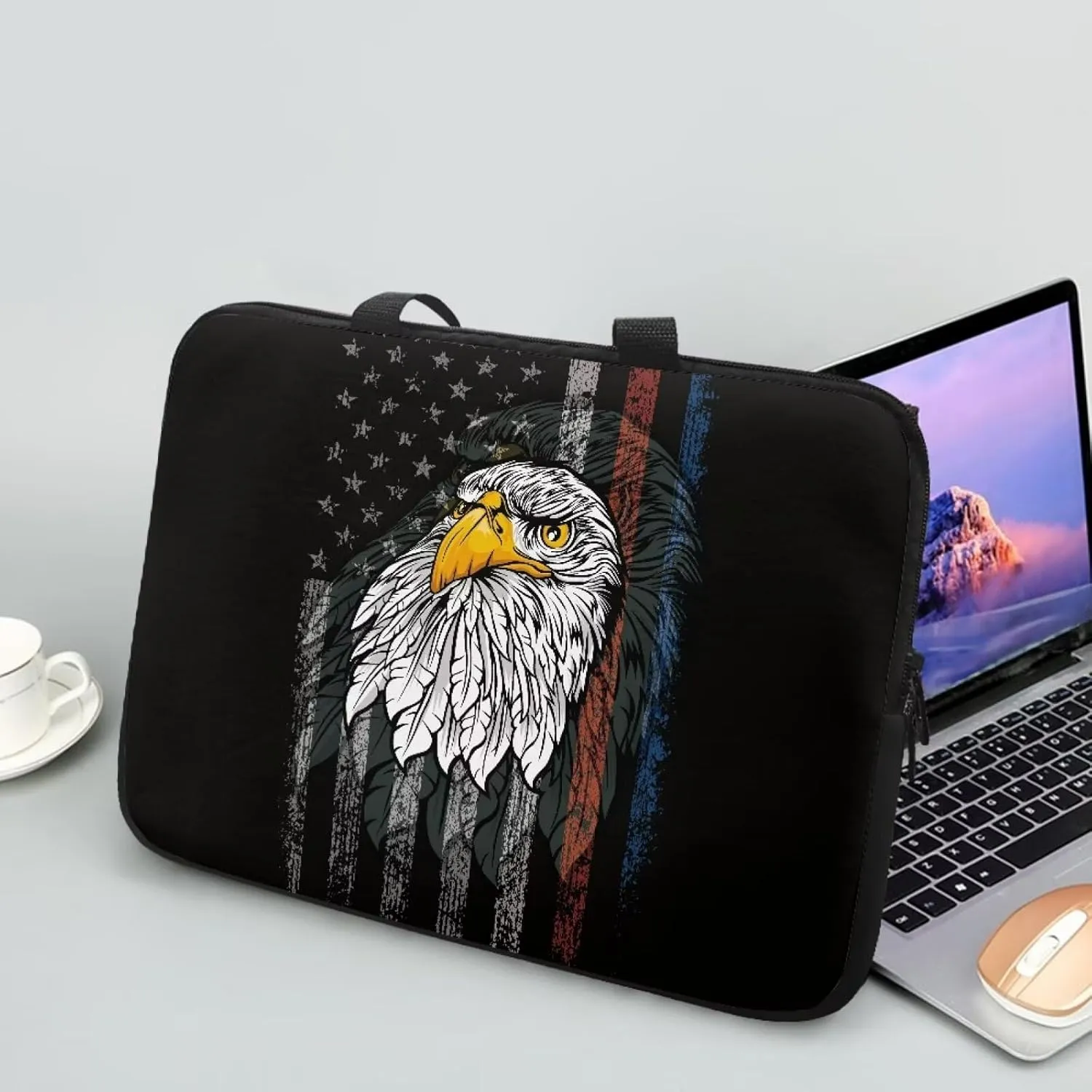 Laptop Bag Briefcase Portable Computer Messenger Bag Handbag Carrying Case 10-17Inch Laptop Case with Handle