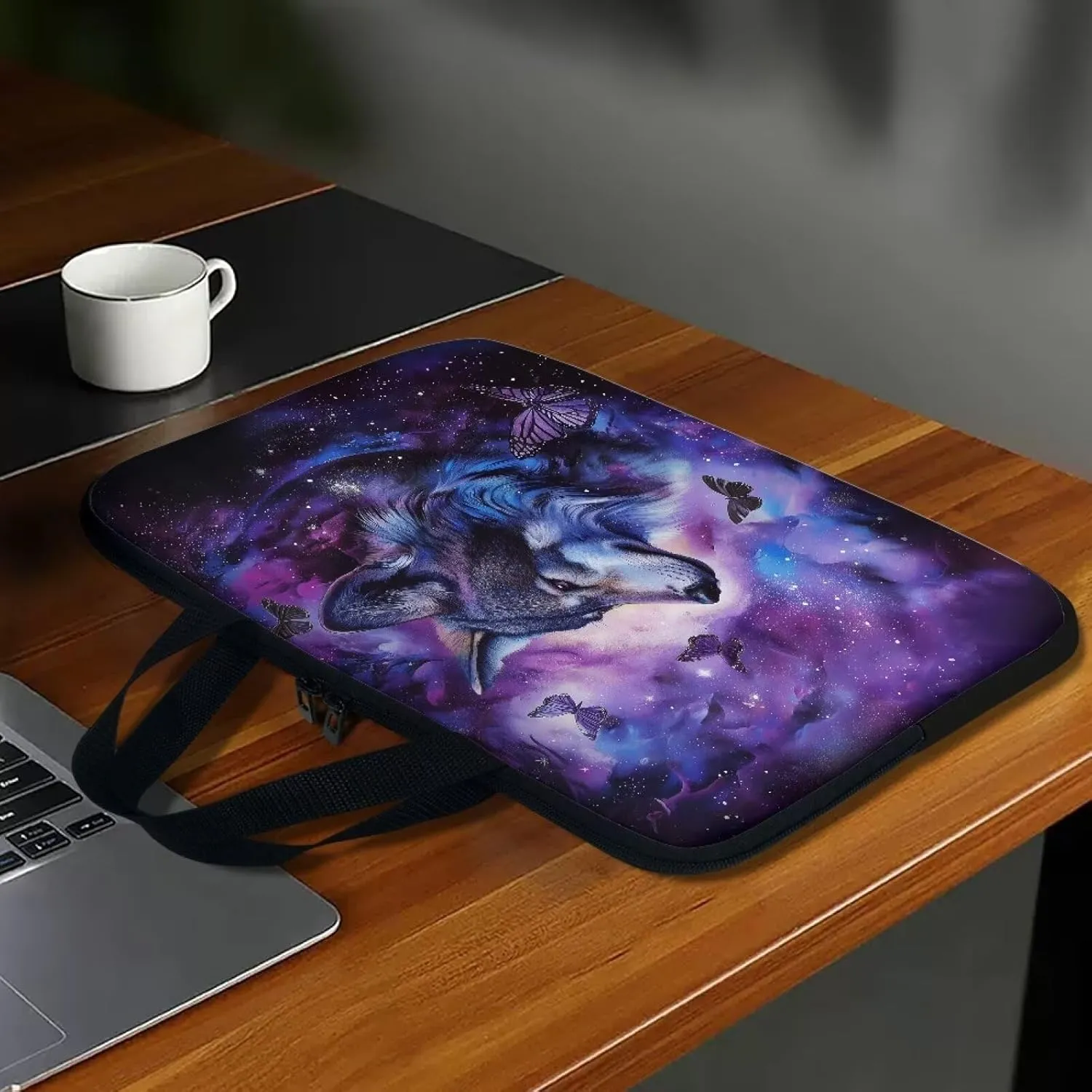 Laptop Bag Computer Cover Neoprene Zipper Tablet Carrying Case Messenger Briefcase for Travel/Business/Office