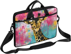 Laptop Bag for Women Men Waterproof Laptop Shoulder Bag 14-15.6 Inch Computer Messenger Bag Carrying Case