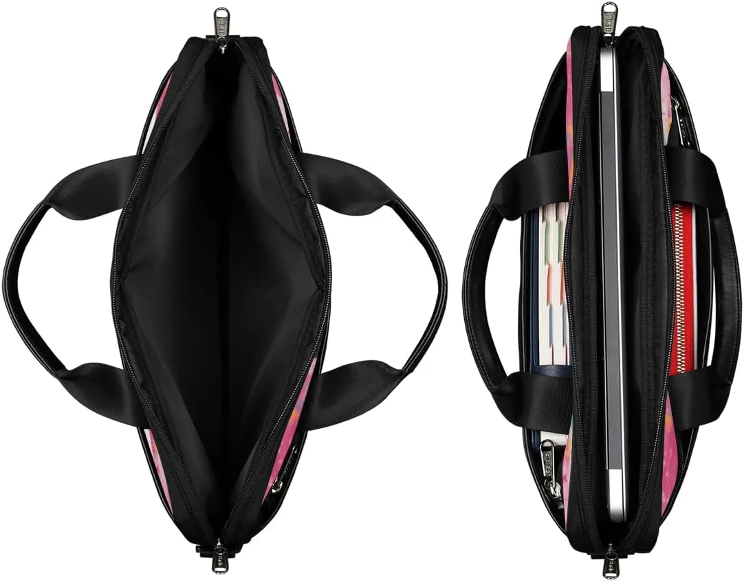 Laptop Bag for Women Men Waterproof Laptop Shoulder Bag 14-15.6 Inch Computer Messenger Bag Carrying Case