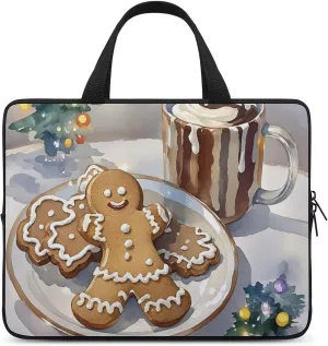 Laptop Case Sleeve Shockproof Computer Carrying Bag Leisurely Afternoon Tea Laptop Bag Tote Lightweight Notebook Case Cover Traveling Briefcase Handle Bags for Travel Business 15inch