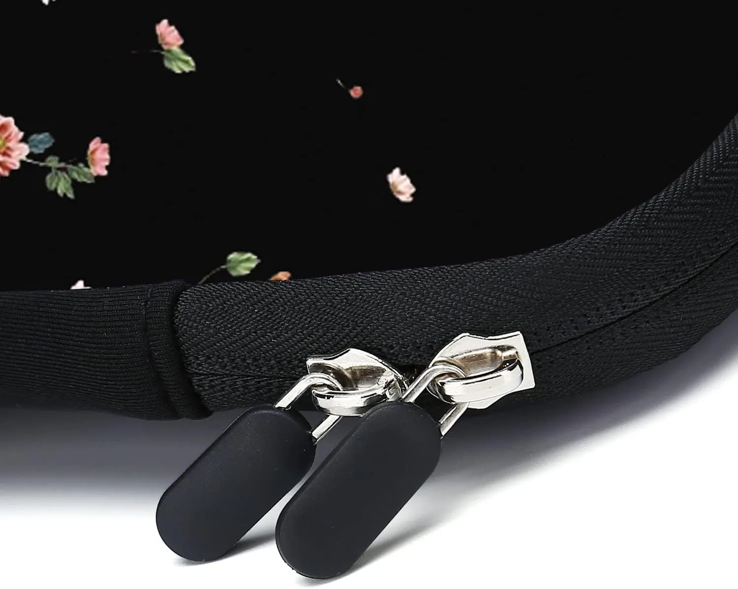 Laptop Sleeve 14 15 15.4 15.6 Chromebook Case Ultrabook Case Notebook Sleeve PC Messenger Bag Tablet Case Neoprene Handle Sleeve for Men Women, Two Pockets (Flowers)