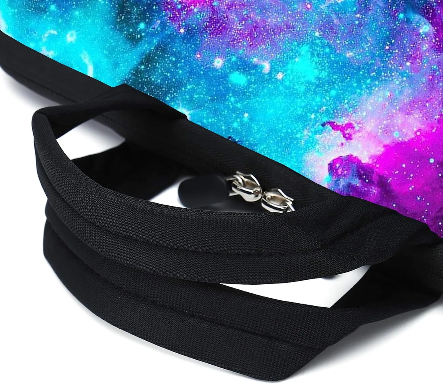 Laptop Sleeve for 14-15.6" Chromebook, Ultrabook & Notebook - Neoprene Handle Sleeve with Two Pockets (Blue Galaxys)