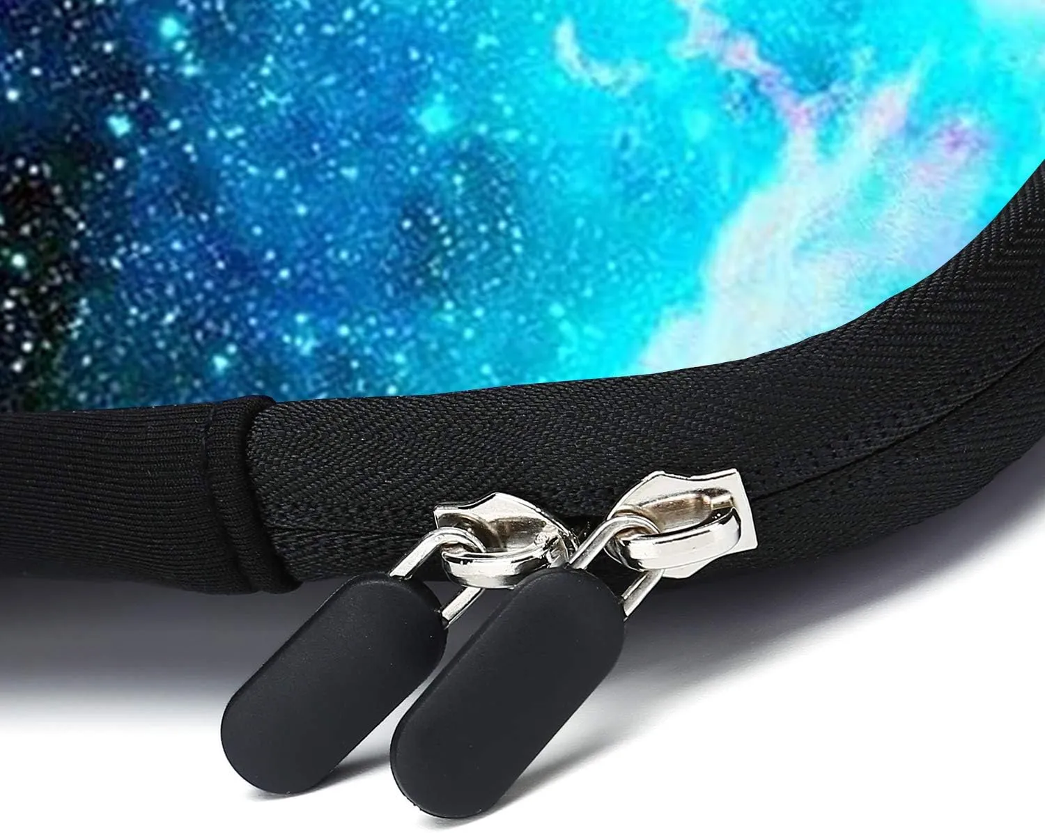 Laptop Sleeve for 14-15.6" Chromebook, Ultrabook & Notebook - Neoprene Handle Sleeve with Two Pockets (Blue Galaxys)