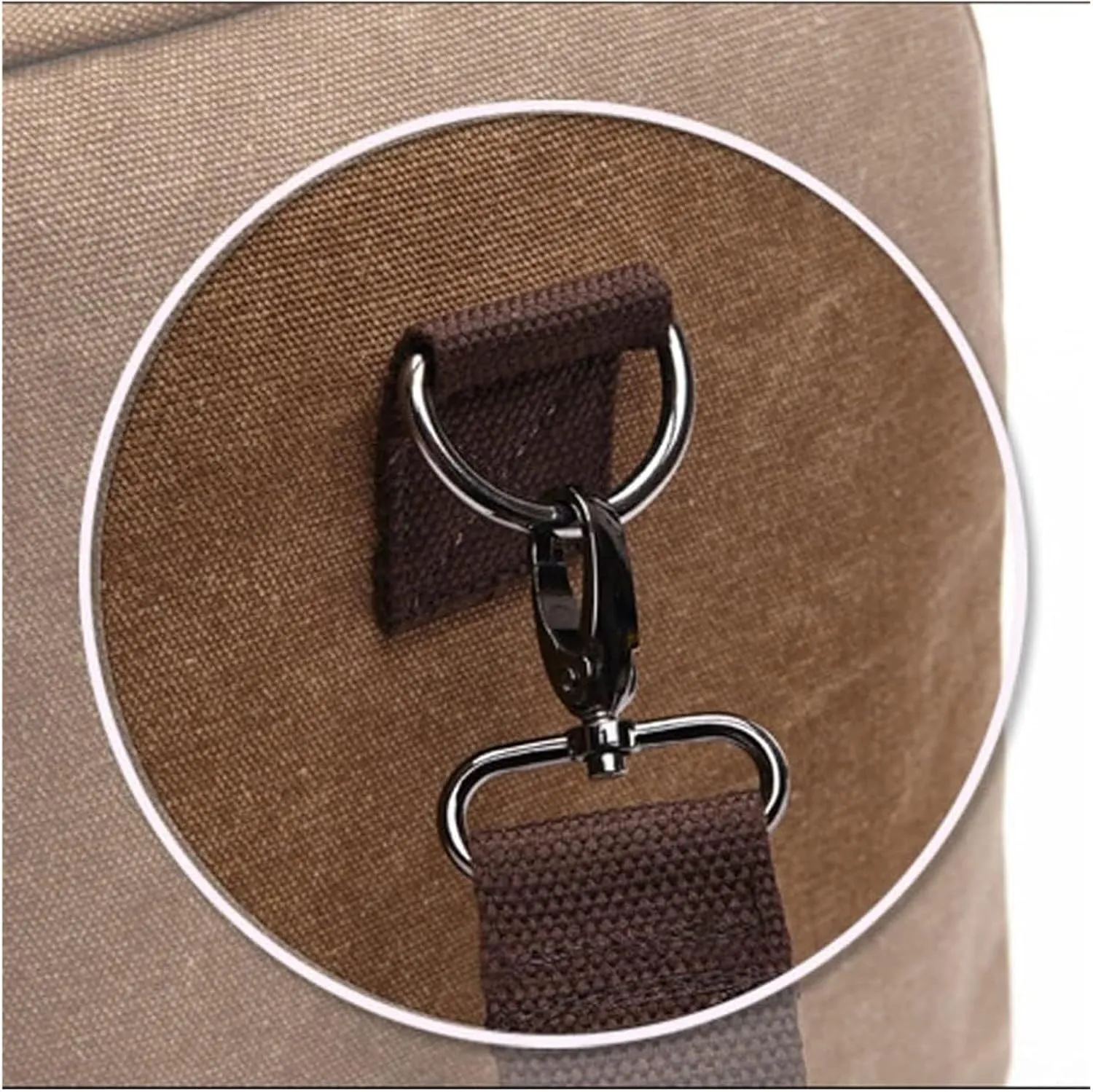 Large-Capacity Luggage Bag Fashion Leisure Travel Bag Trendy Outdoor Messenger Portable Canvas Travel Bag(3)