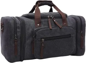 Large-Capacity Luggage Bag Fashion Leisure Travel Bag Trendy Outdoor Messenger Portable Canvas Travel Bag(3)