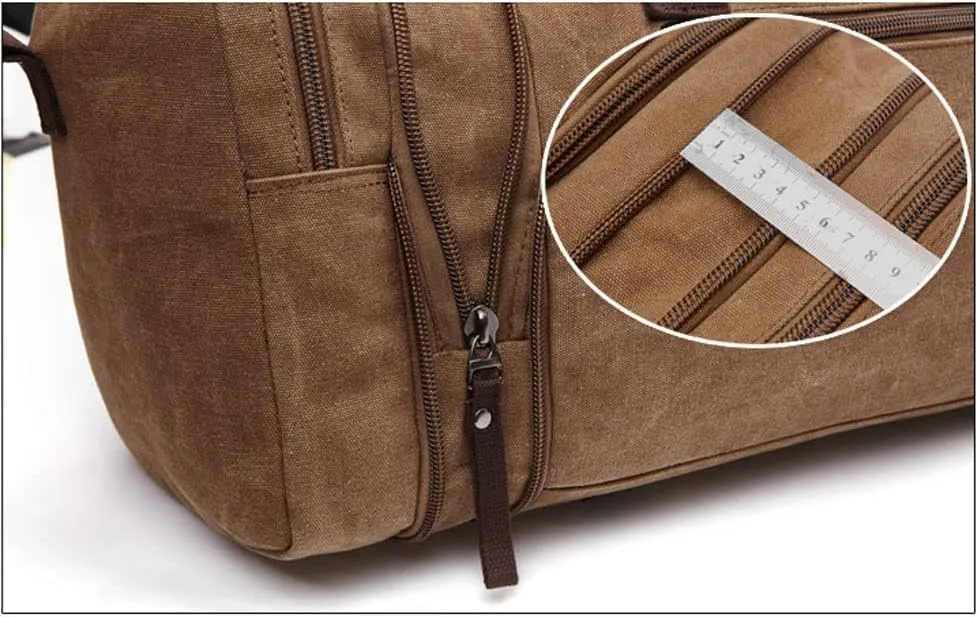 Large-capacity luggage bag fashion leisure travel bag trendy outdoor Messenger portable canvas travel bag