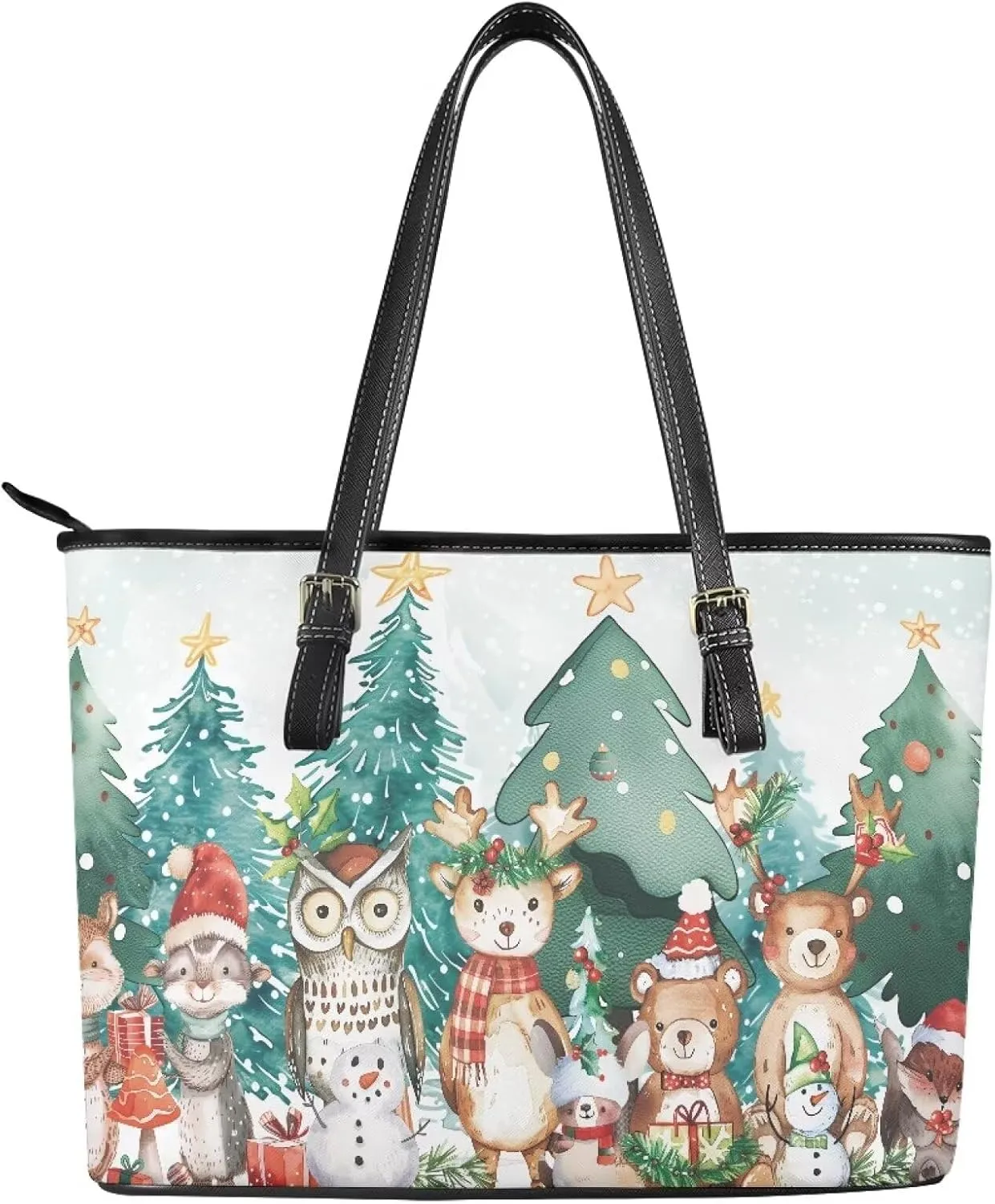 Large Women Shoulder Tote Bag, Leather Tote Bag Waterproof Lady Bag Crossbody Purse Big Tote Commuter Bag