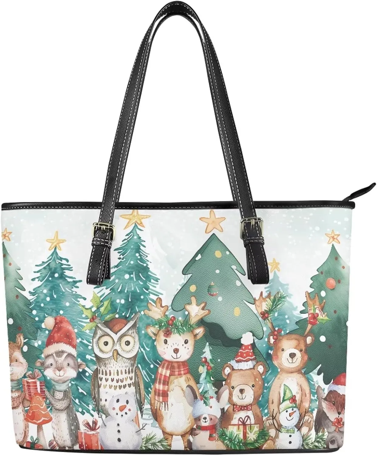 Large Women Shoulder Tote Bag, Leather Tote Bag Waterproof Lady Bag Crossbody Purse Big Tote Commuter Bag