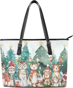 Large Women Shoulder Tote Bag, Leather Tote Bag Waterproof Lady Bag Crossbody Purse Big Tote Commuter Bag