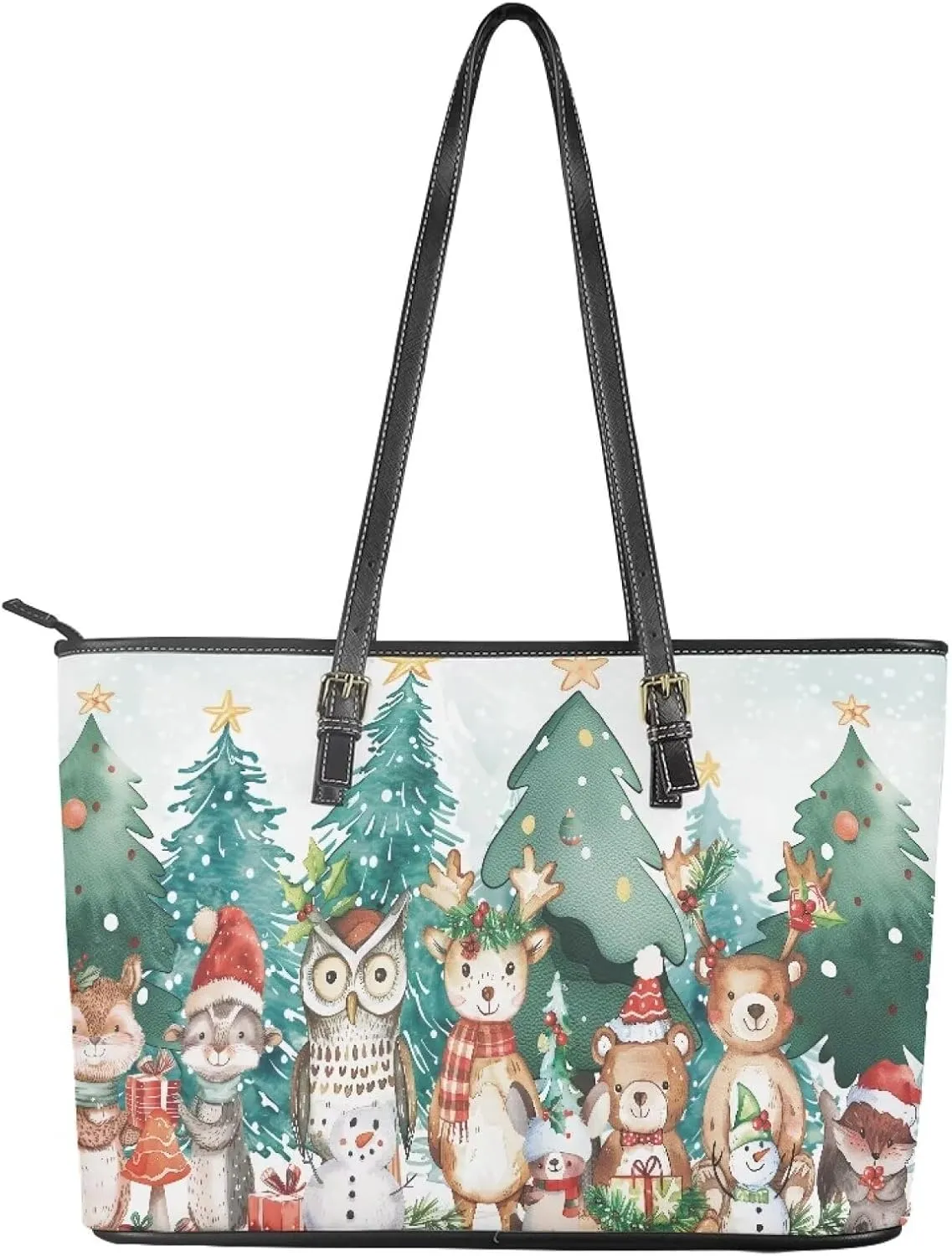 Large Women Shoulder Tote Bag, Leather Tote Bag Waterproof Lady Bag Crossbody Purse Big Tote Commuter Bag