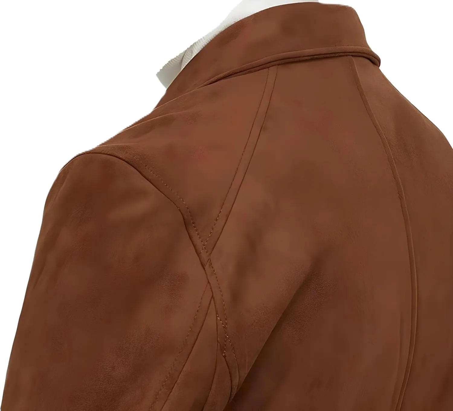 Leather Jacket Men, Tan and Brown Premium Genuine Suede Leather Jackets For Men