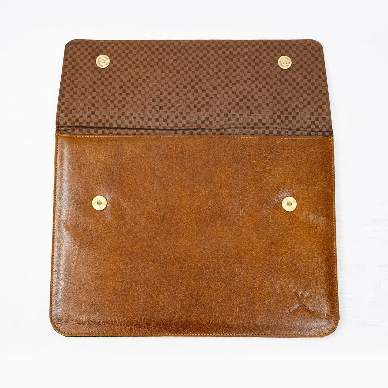 Leather Laptop Sleeve - Tan