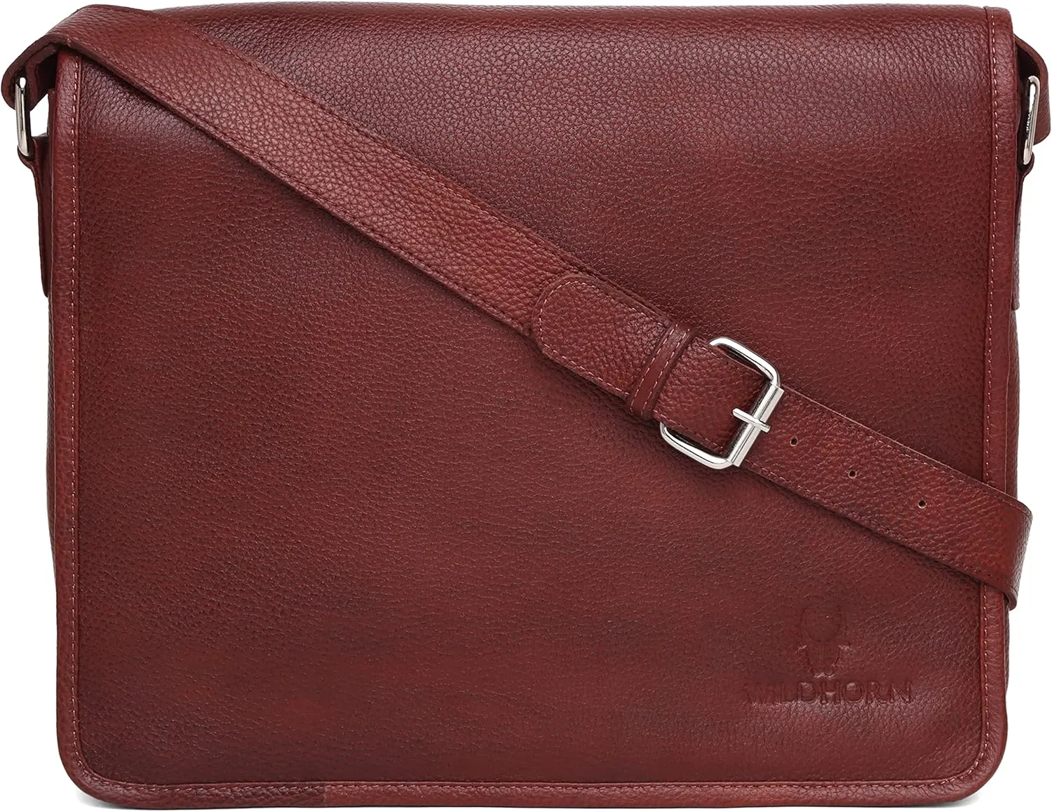 Leather Men's Laptop Messenger Bag