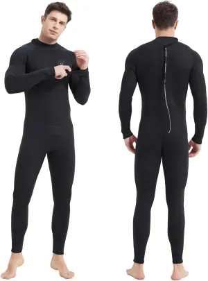 Lemorecn Men's Wetsuit 3/2mm and 5/4mm,Full Wetsuits for Men and Women,Wetsuits for Diving Snorkeling Surfing Swimming
