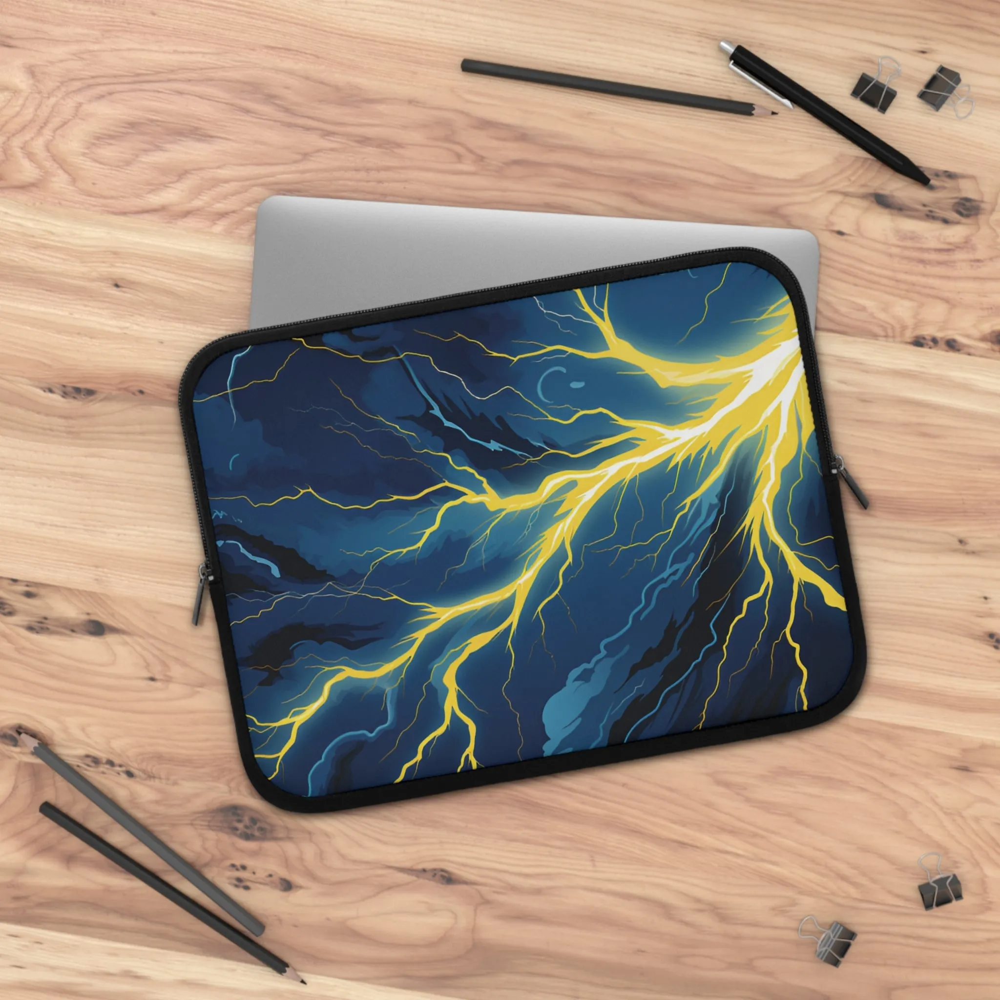 Lightning Strikes Laptop Protecton Sleeve