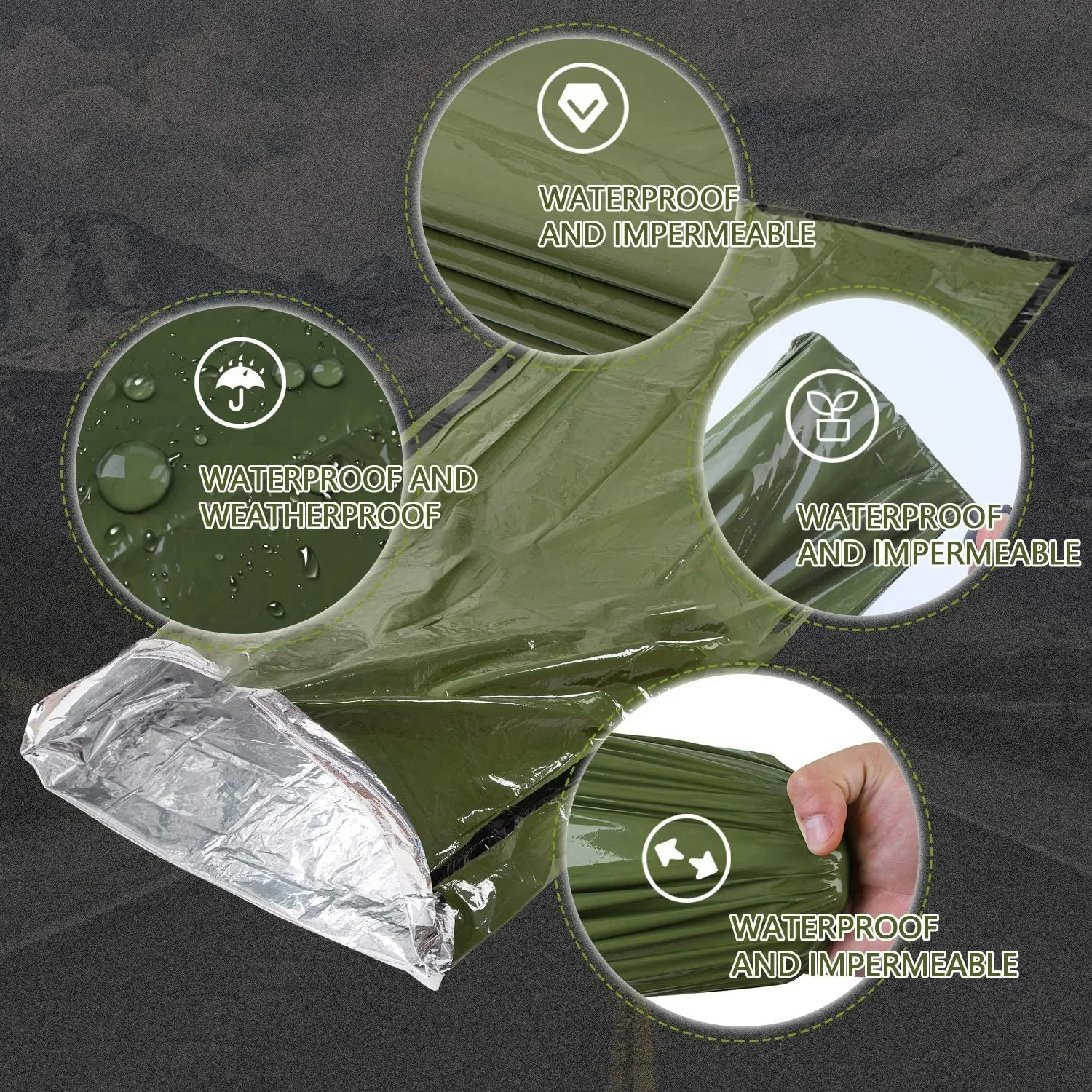 lightweight emergency bivy sack for outdoor survival