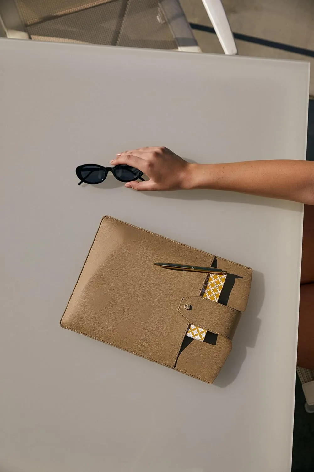 lindsay albanese The Daily Cactus 'Leather' Laptop Clutch
