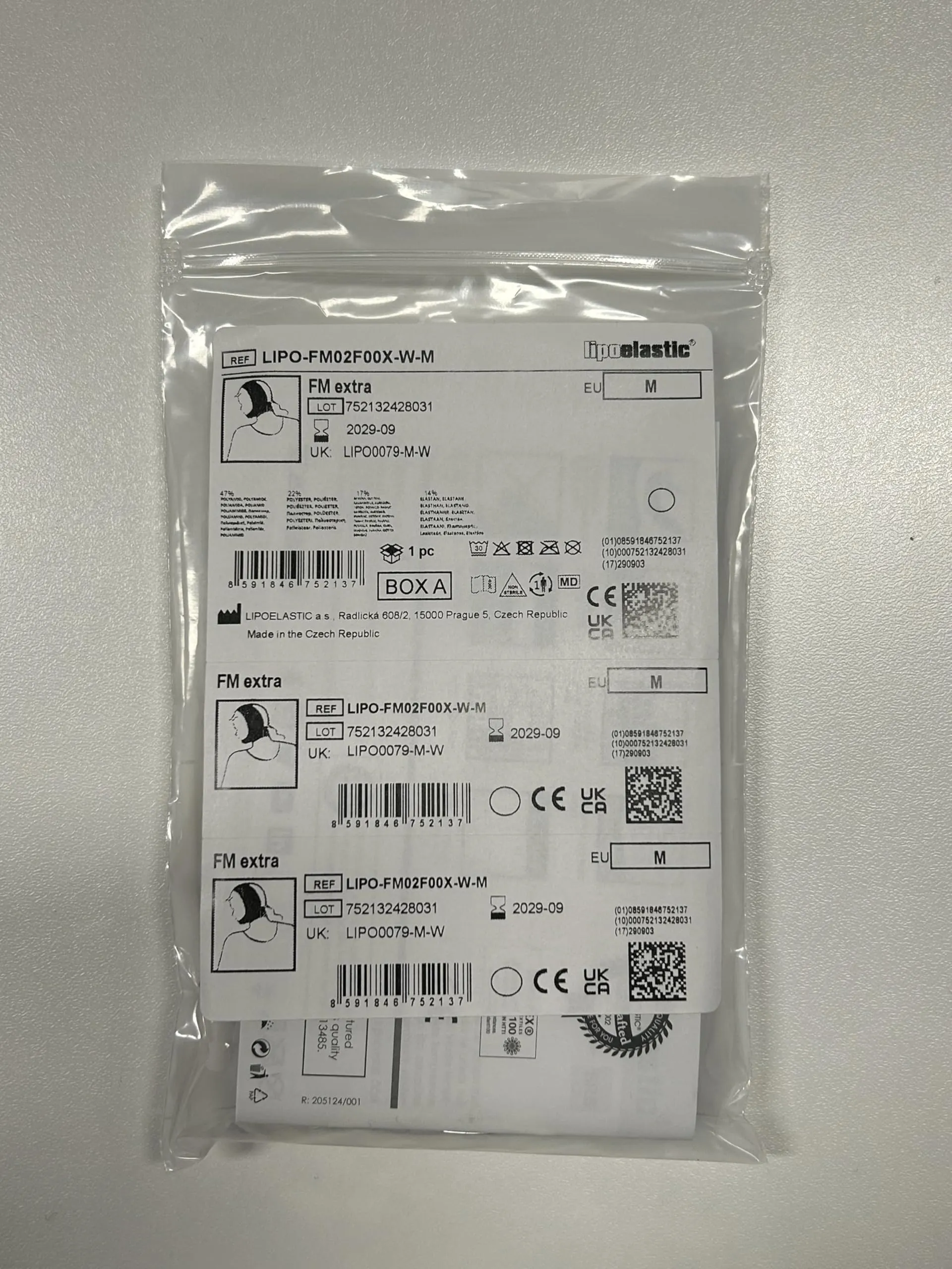 LIPOELASTIC FM Extra - Compression Face Garment (X Large)