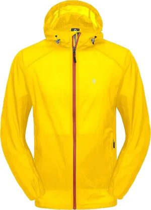 Little Donkey Andy Men’s UPF 50 Sun Protection Jacket Packable Lightweight Full Zip Hoodie for Running Travel Outdoors Cyber Yellow XL