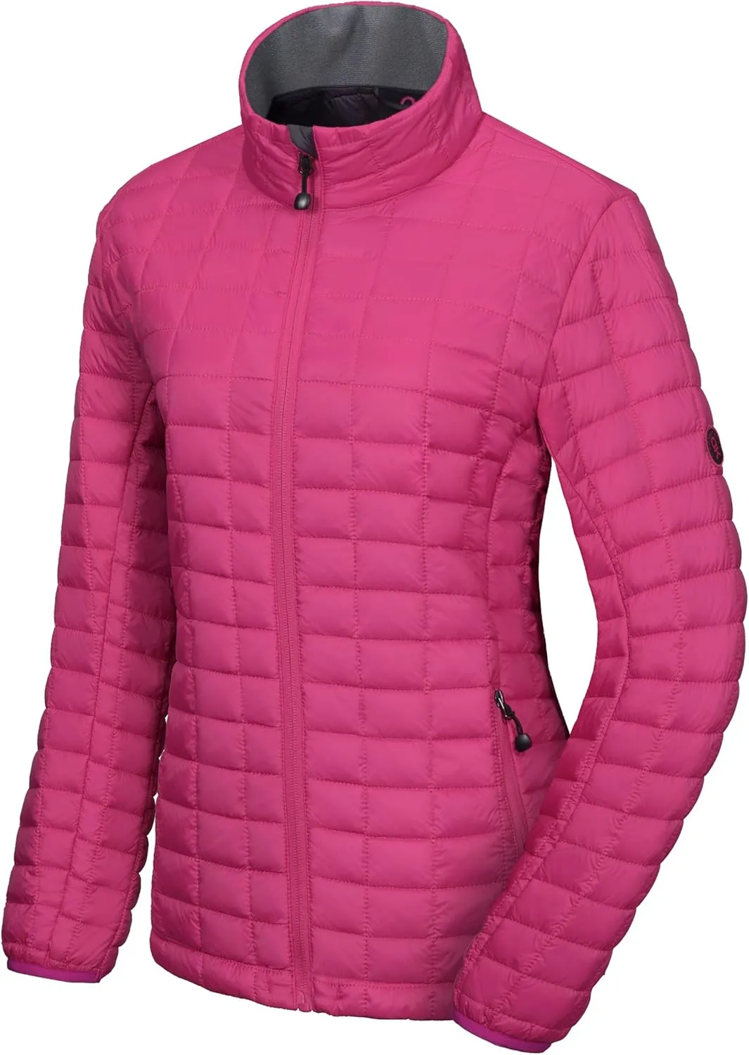 Little Donkey Andy Women's Puffer Jacket, Lightweight Warm Hiking Jacket with Post-Consumer Synthetic Insulation