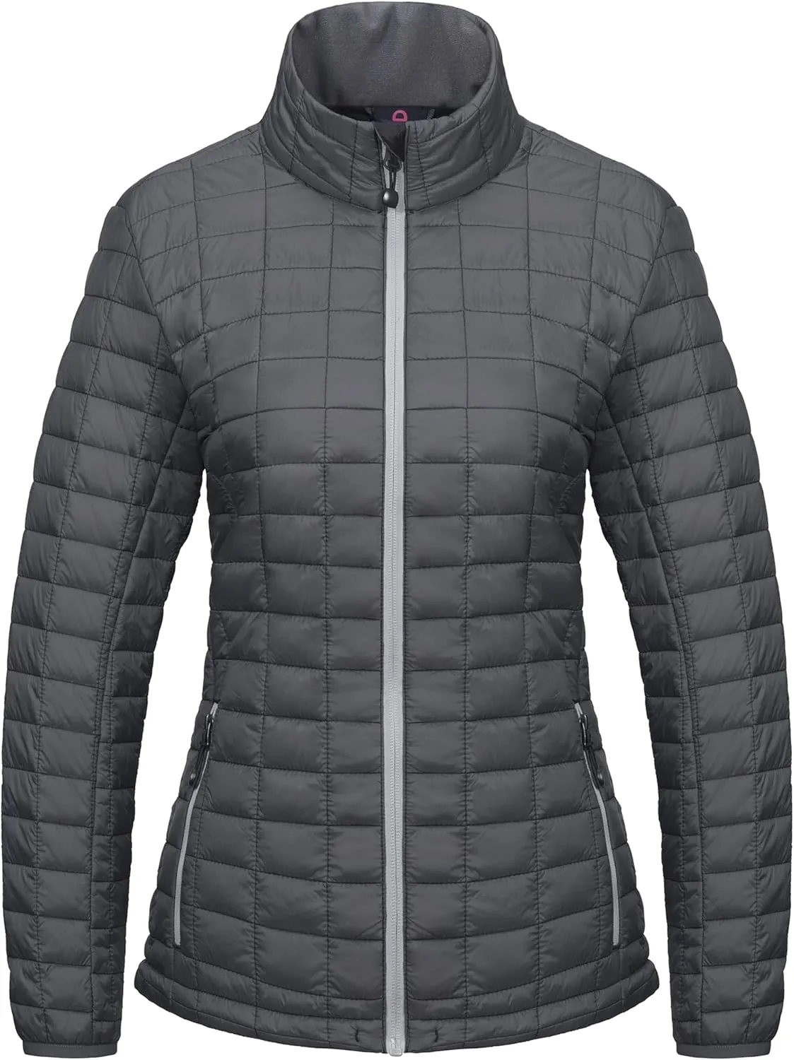 Little Donkey Andy Women's Puffer Jacket, Lightweight Warm Hiking Jacket with Post-Consumer Synthetic Insulation