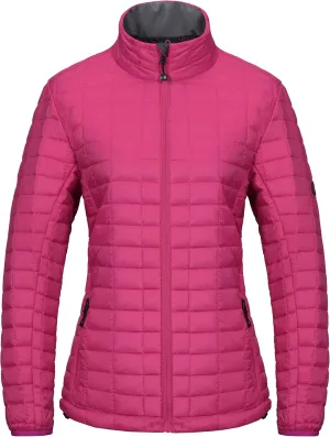 Little Donkey Andy Women's Puffer Jacket, Lightweight Warm Hiking Jacket with Post-Consumer Synthetic Insulation