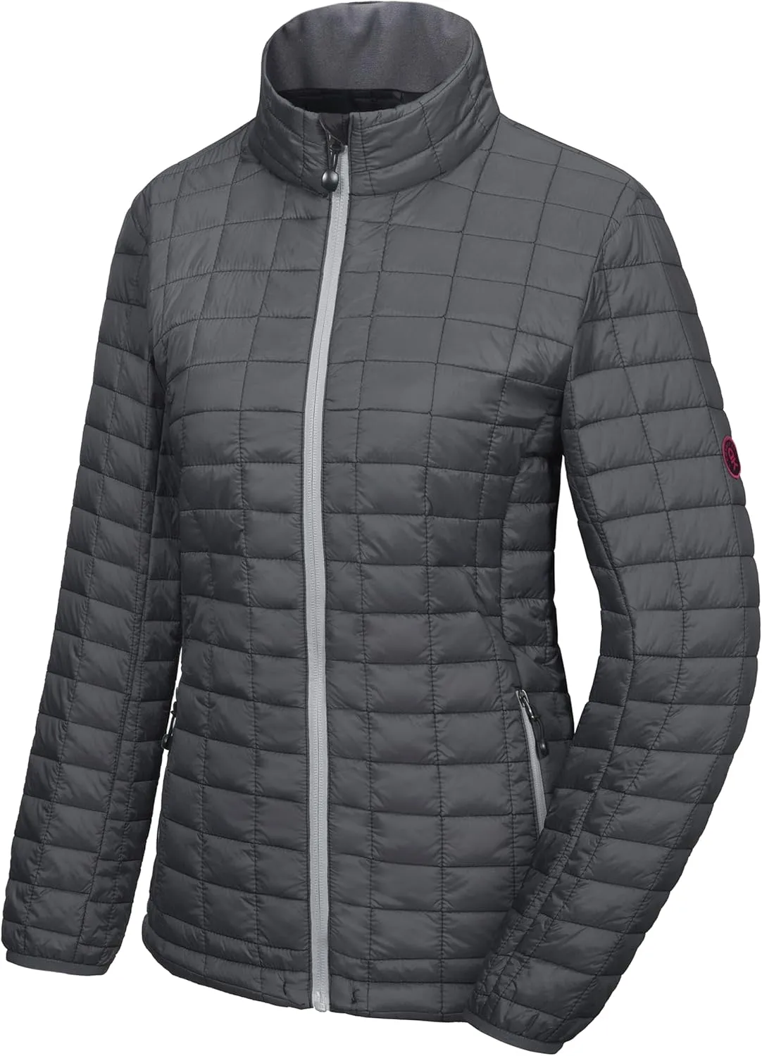 Little Donkey Andy Women's Puffer Jacket, Lightweight Warm Hiking Jacket with Post-Consumer Synthetic Insulation
