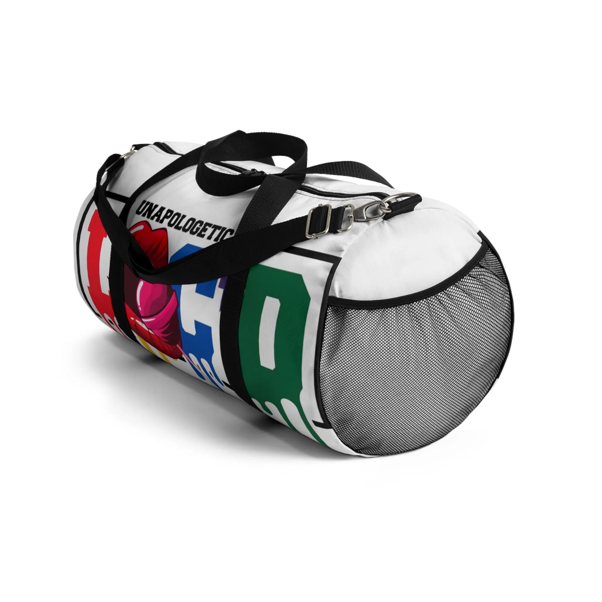 Loc'd White Duffel Bag
