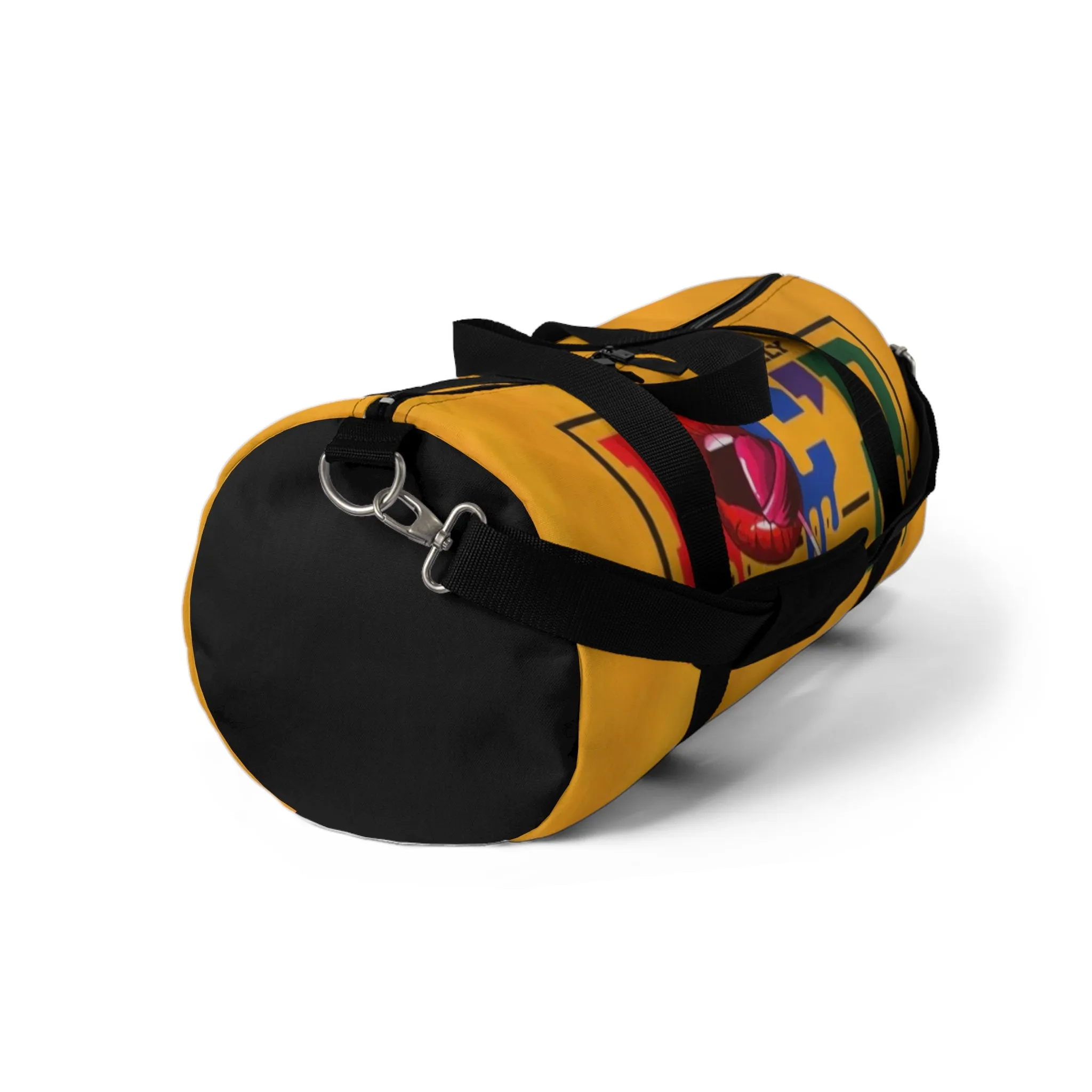 Loc'd White Duffel Bag