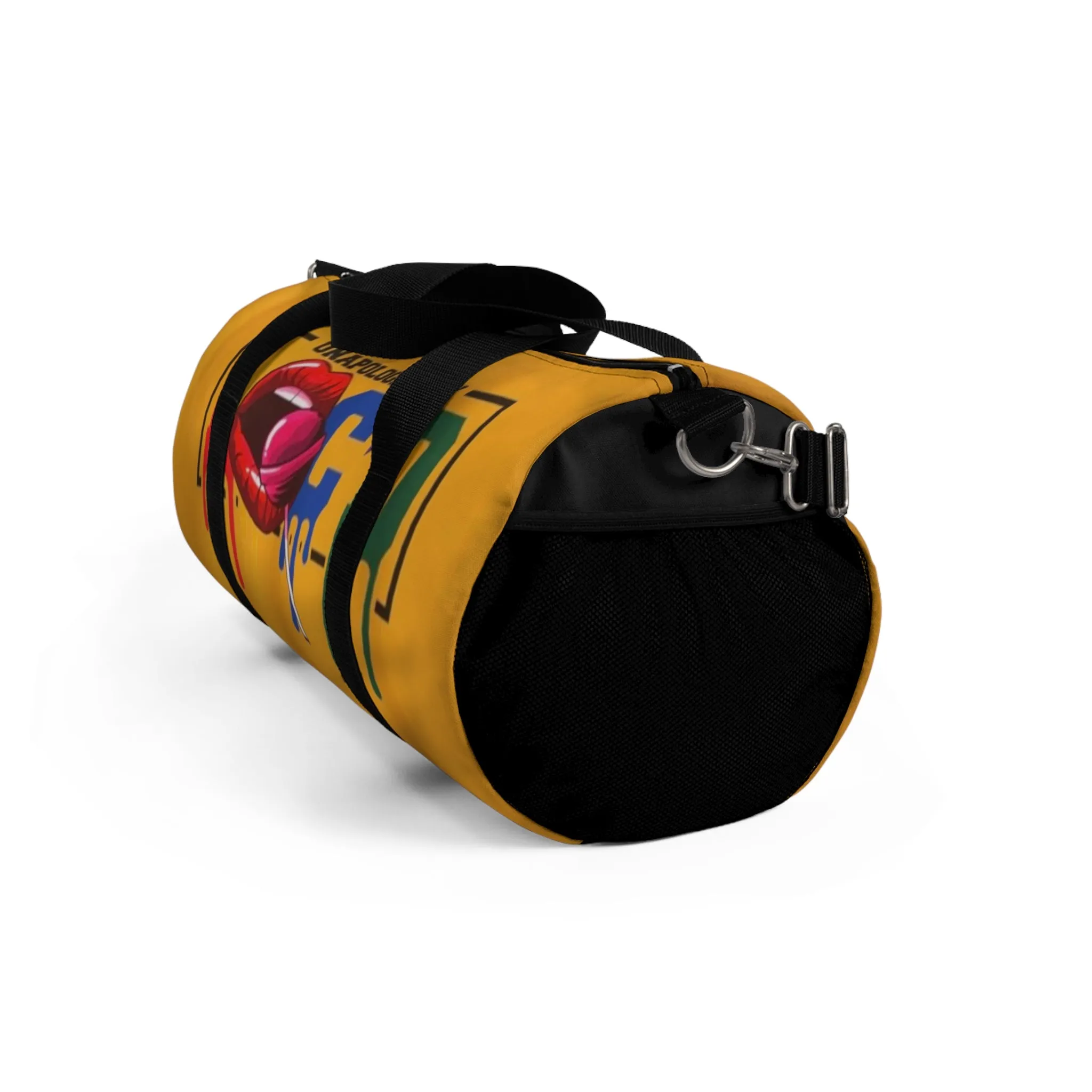 Loc'd White Duffel Bag