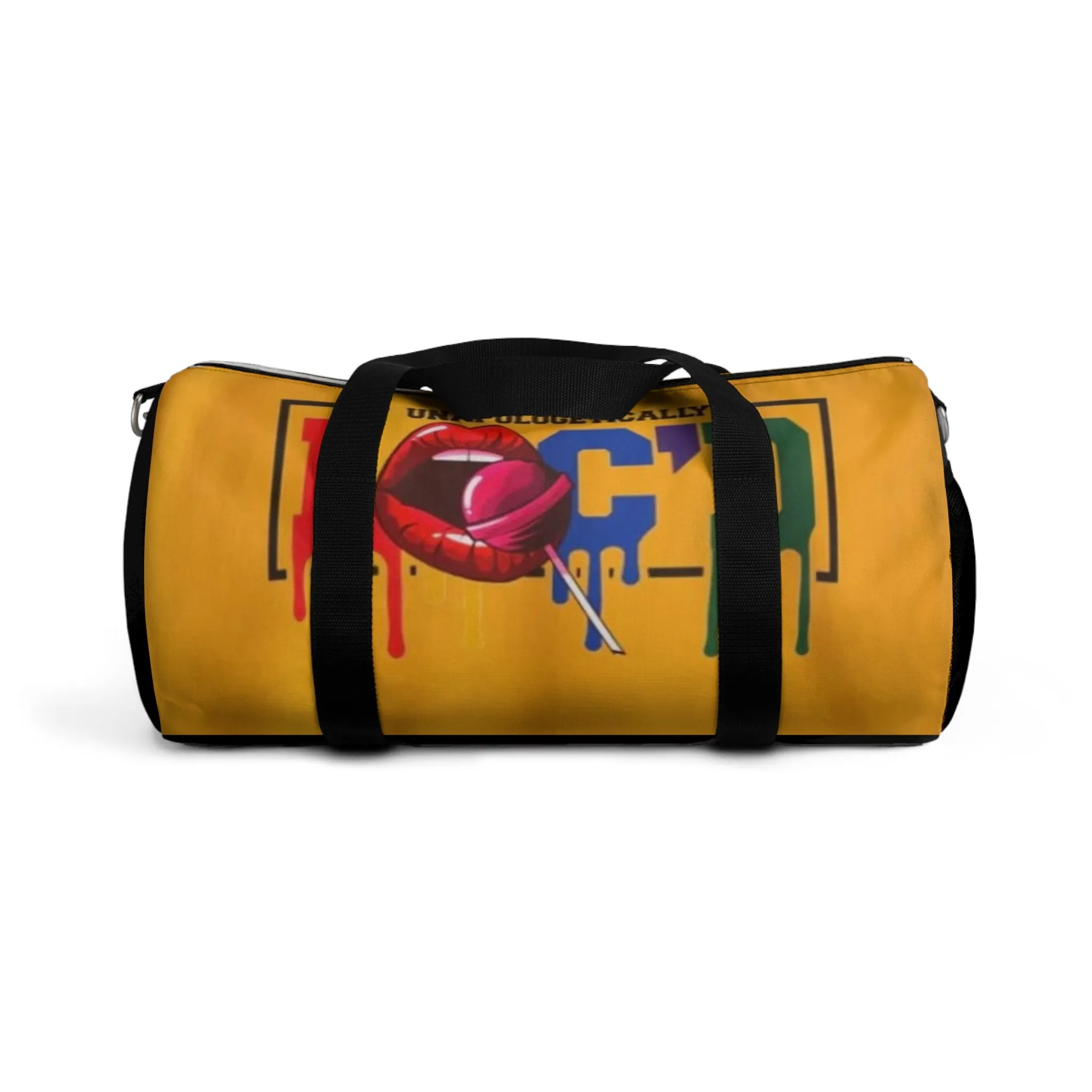 Loc'd White Duffel Bag