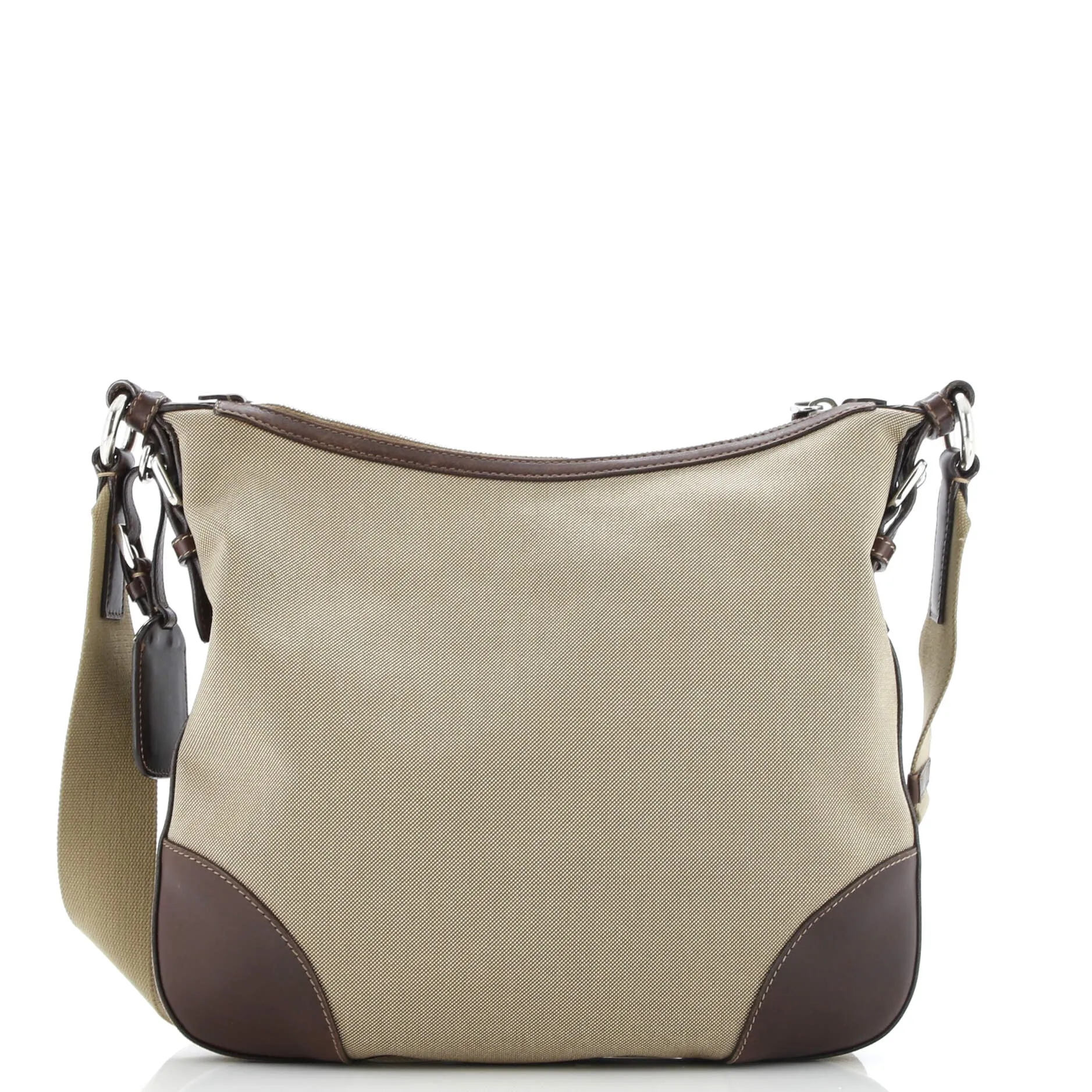 Logo Messenger Bag Canvas with Leather Medium