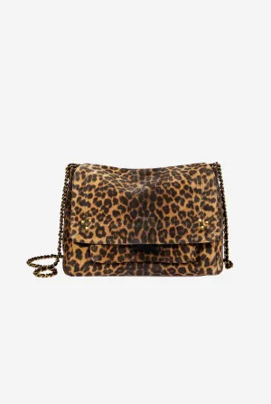 Lulu M Léopard chamois split suede