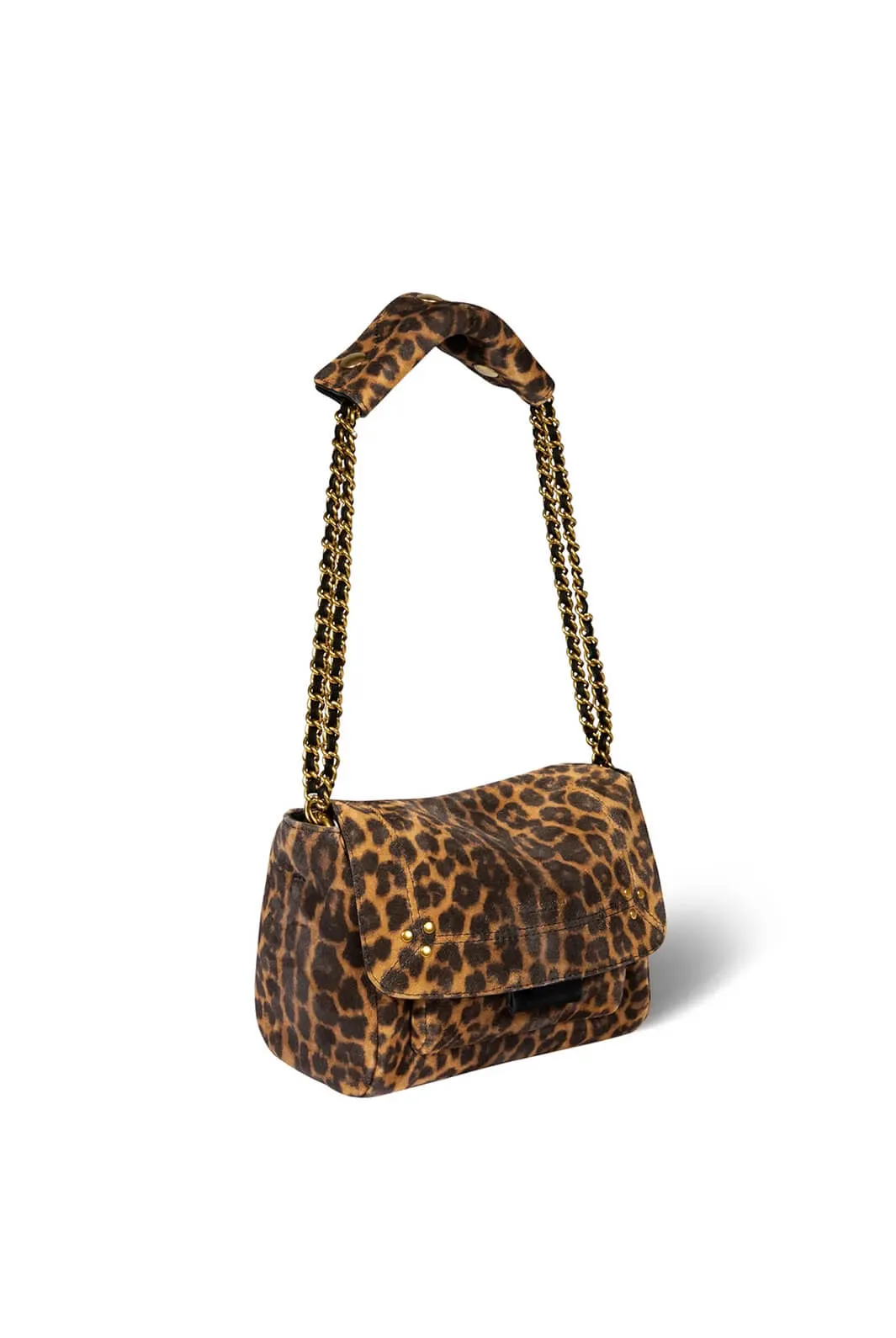 Lulu S Léopard chamois split suede