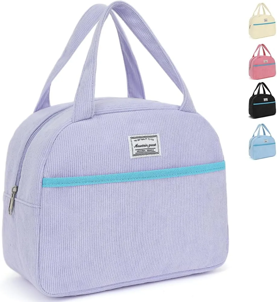 Lunch Bag Reusable Insulated Tote Lunch Bag for Women/Men Cooler Lunch Box Adult Water Resistant Work Picnic Beach or Travel