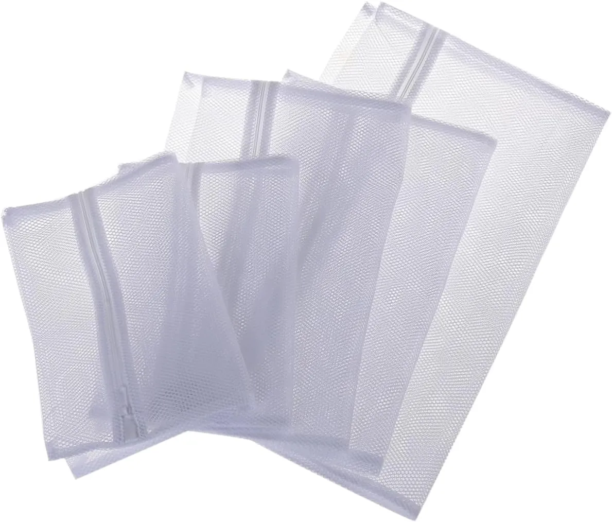 Luxshiny Pcs Laundry Bag Set Mesh Washing Bags for Laundry White Coarse Mesh for Travel Keep Clean Dirty Clothes Separated Random