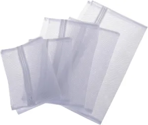 Luxshiny Pcs Laundry Bag Set Mesh Washing Bags for Laundry White Coarse Mesh for Travel Keep Clean Dirty Clothes Separated Random