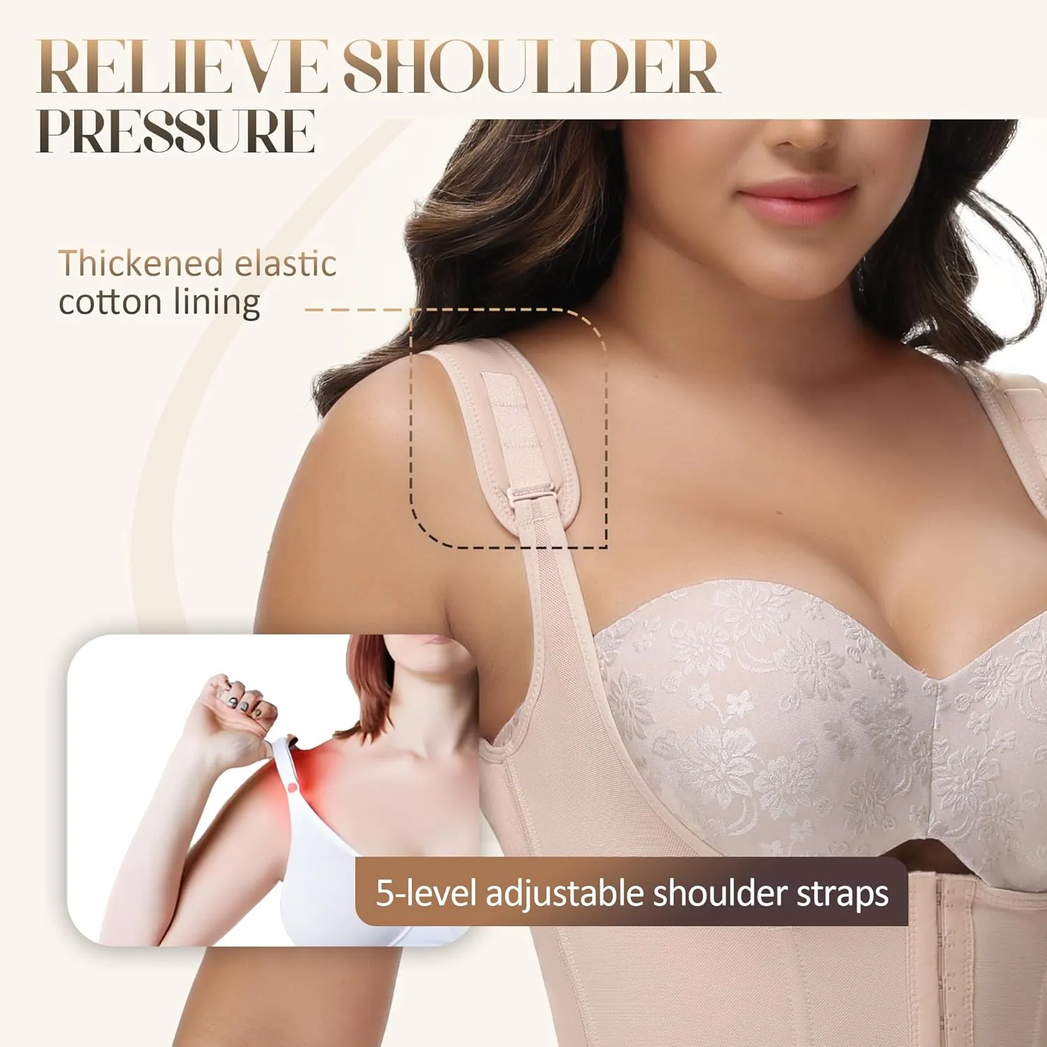 M MYODRESS Fajas Colombianas Moldeadoras Faja Body Shaper Tummy Control Shapewear for Women Post Surgery Compression Garment