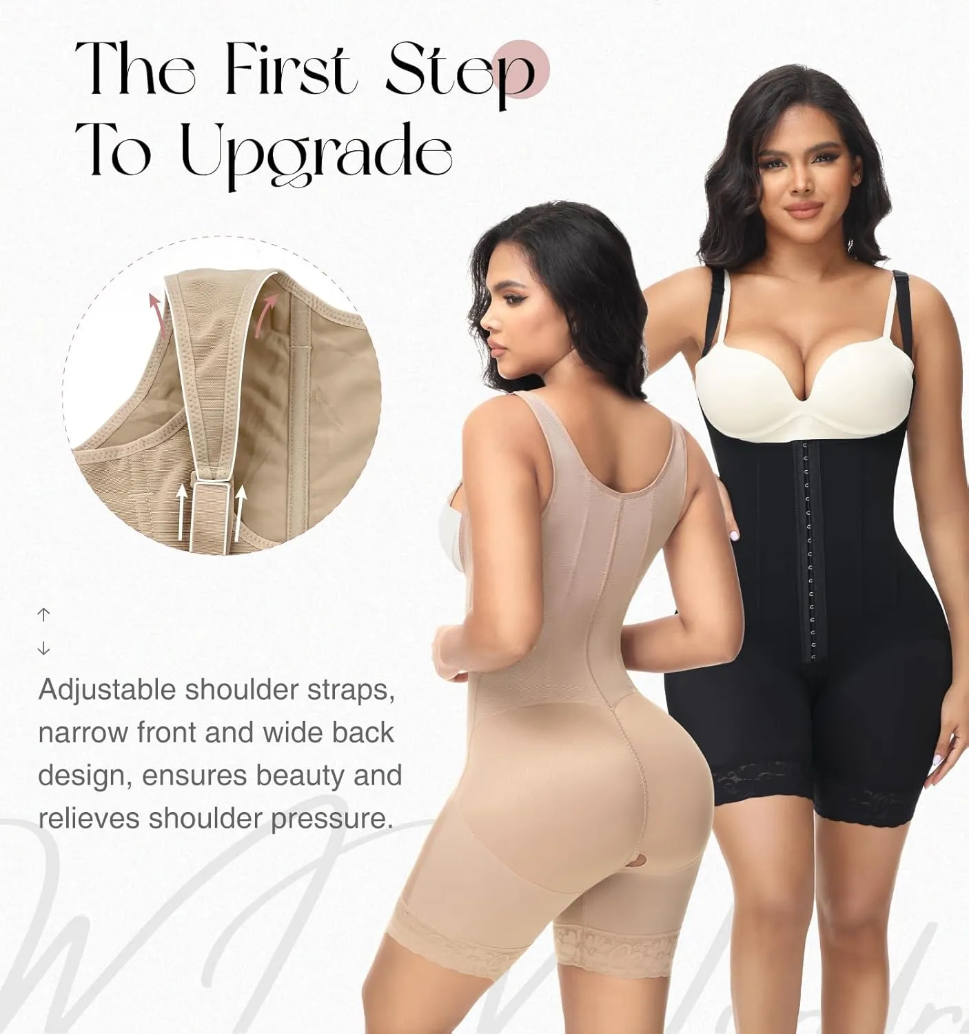 M MYODRESS Shapewear Tummy Control Fajas Colombianas Moldeadoras Girdles Body Shaper Butt Lift Tummy Tuck Compression Garment
