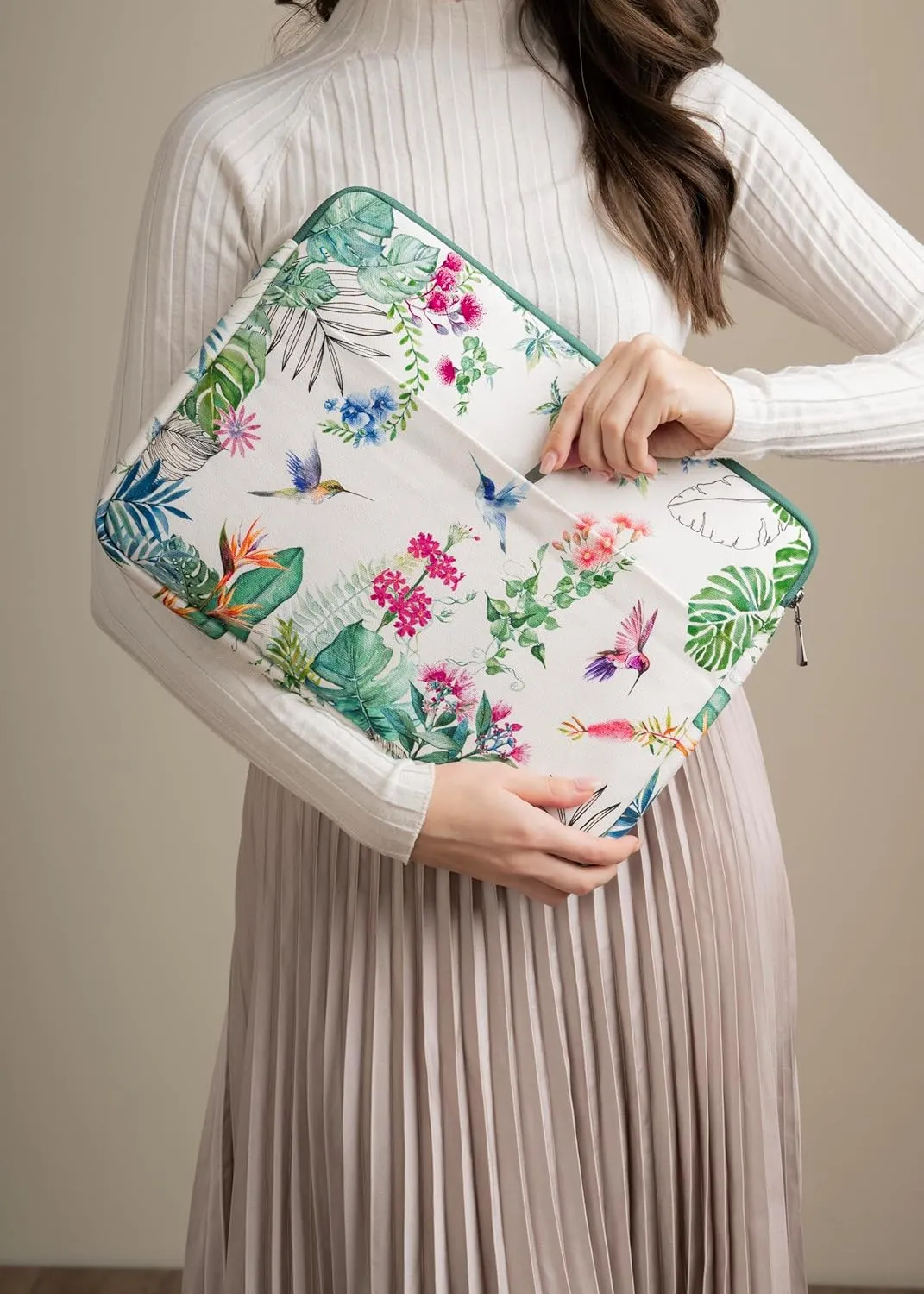 Maison d'Hermine Laptop Sleeve Stain and water repellent Cotton canvas