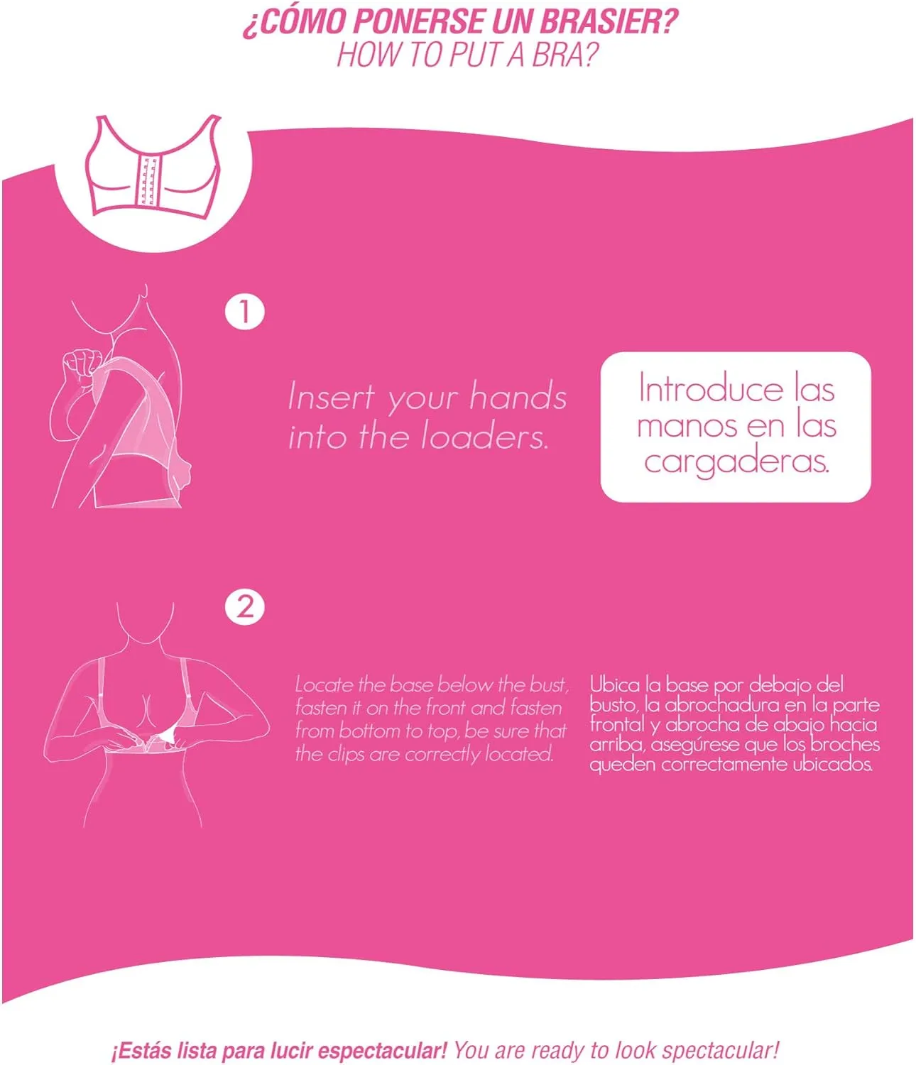 M&D 0015 Breast Augmentation Bra Post Surgery | Faja Colombianas Bra