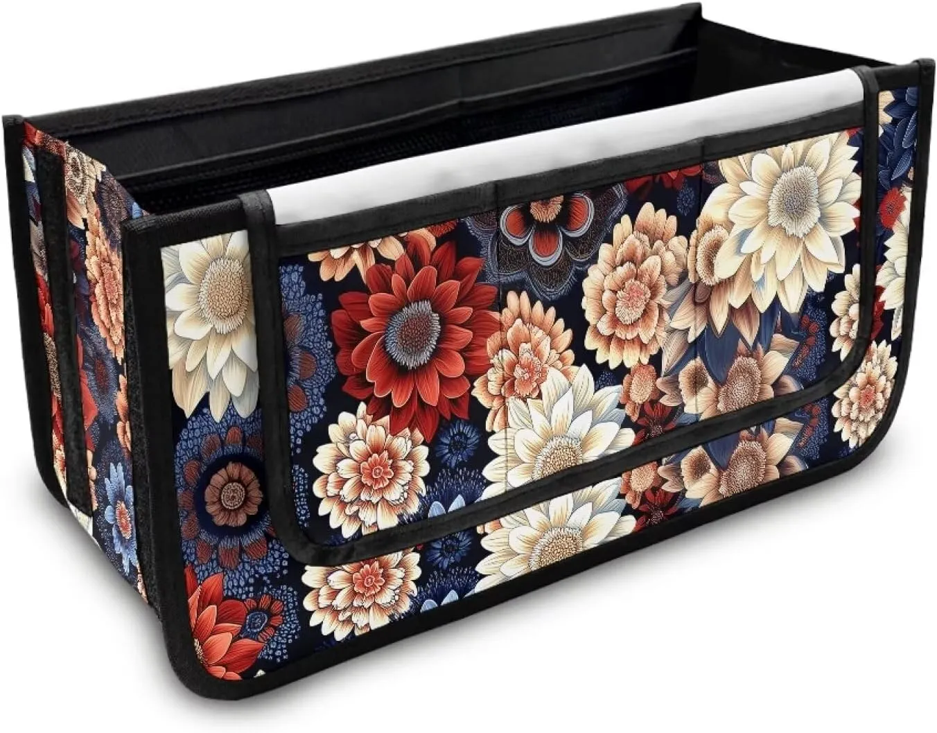 Mandala Floral Walker Basket Walker Accessories Walker Bags for Folding Walker for Four Wheel Rollator Seniors Accessory Attachment for Folding