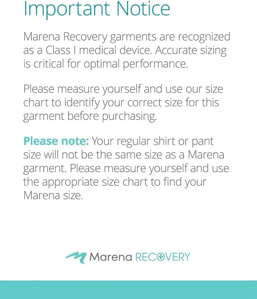 Marena LGS Stage 1 Recovery High-Waist Girdle, Short Length Post-Surgical Girdle for Women