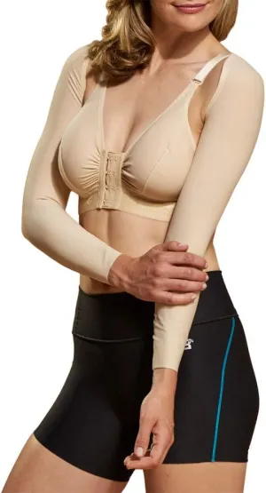 Marena Long Arm Sleeves - Post Surgical Support, Full Arm Coverage, Compression Sleeves for Arms, Easy Application, Recover Compression Garment, Helps Promote Healing